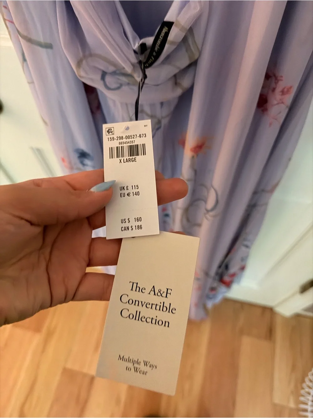 Abercrombie & Fitch light lavender